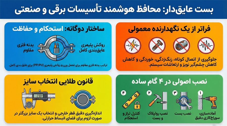 بست عایق دار