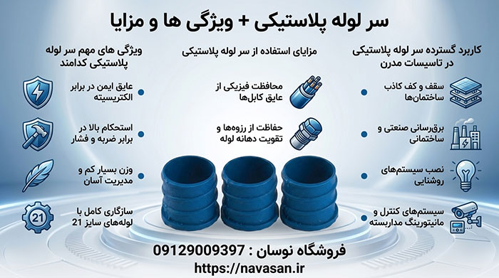 سر لوله پلاستیکی +ویژگی ها و مزایای آن چیست