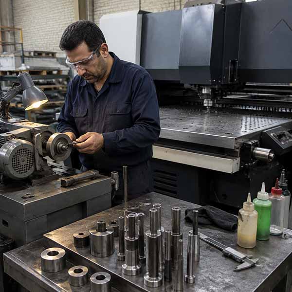 نگهداری ابزارهای پانچ CNC