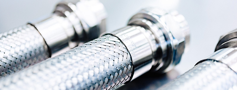 لوله خرطومی فلزی بدون روکش