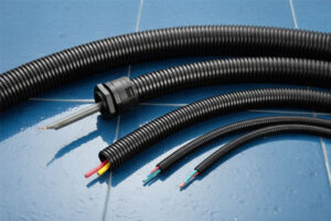 لوله خرطومی فلزی روکش دار