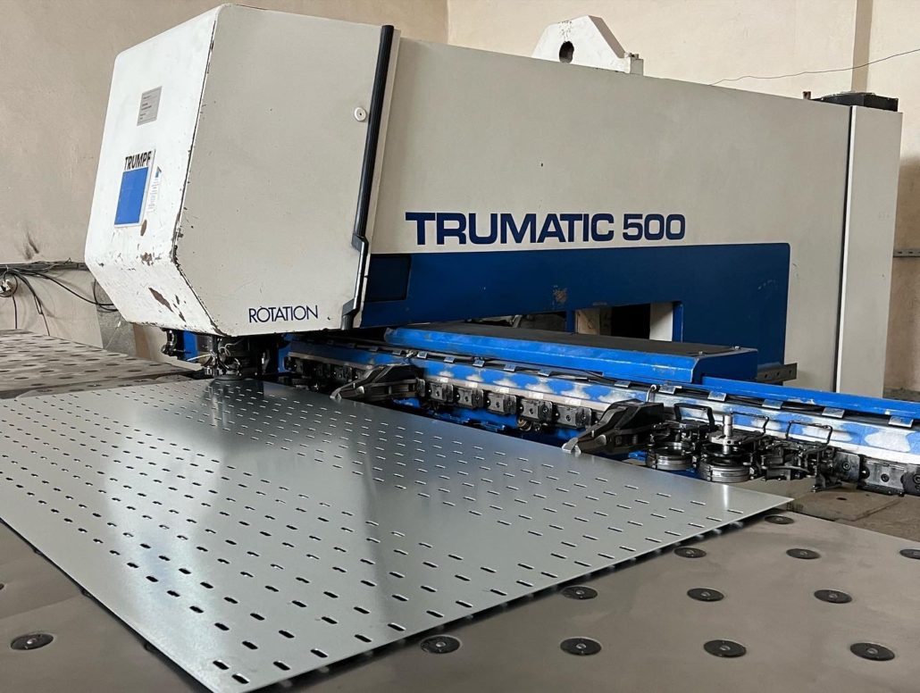 دستگاه پانچ ورق گالوانیزه سینی کابل