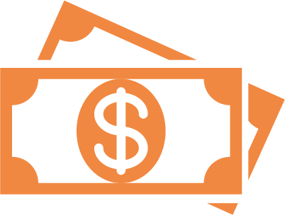 آیکن پول برای نمایش تضمین قیمت در سینی کابل نوسان