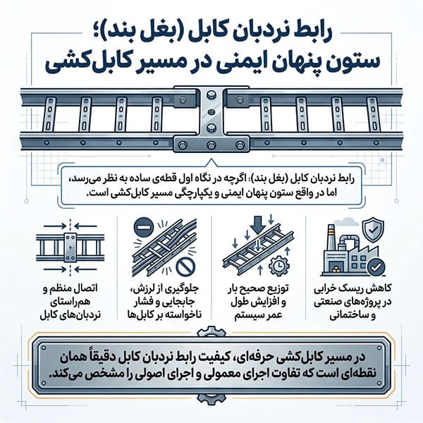 قیمت انواع رابط نردبان کابل