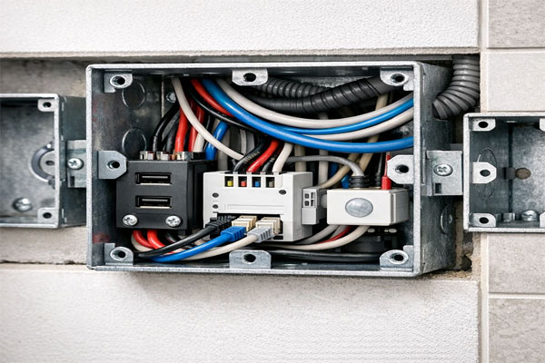 قوطی کلید پریز فلزی 5سانتی قوطی کلید پریز فلزی سانتی